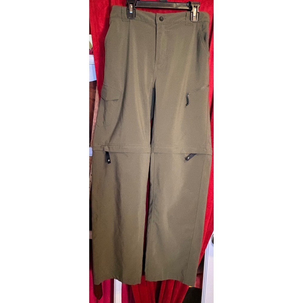Magellan Outdoors Fish Gear Pants Kid L (14-16) Olive Green Good Water Repellent